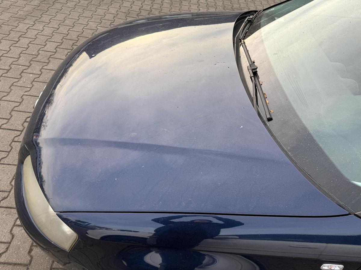 Audi A3 8P original Motorhaube LZ5J Moroblau BJ03